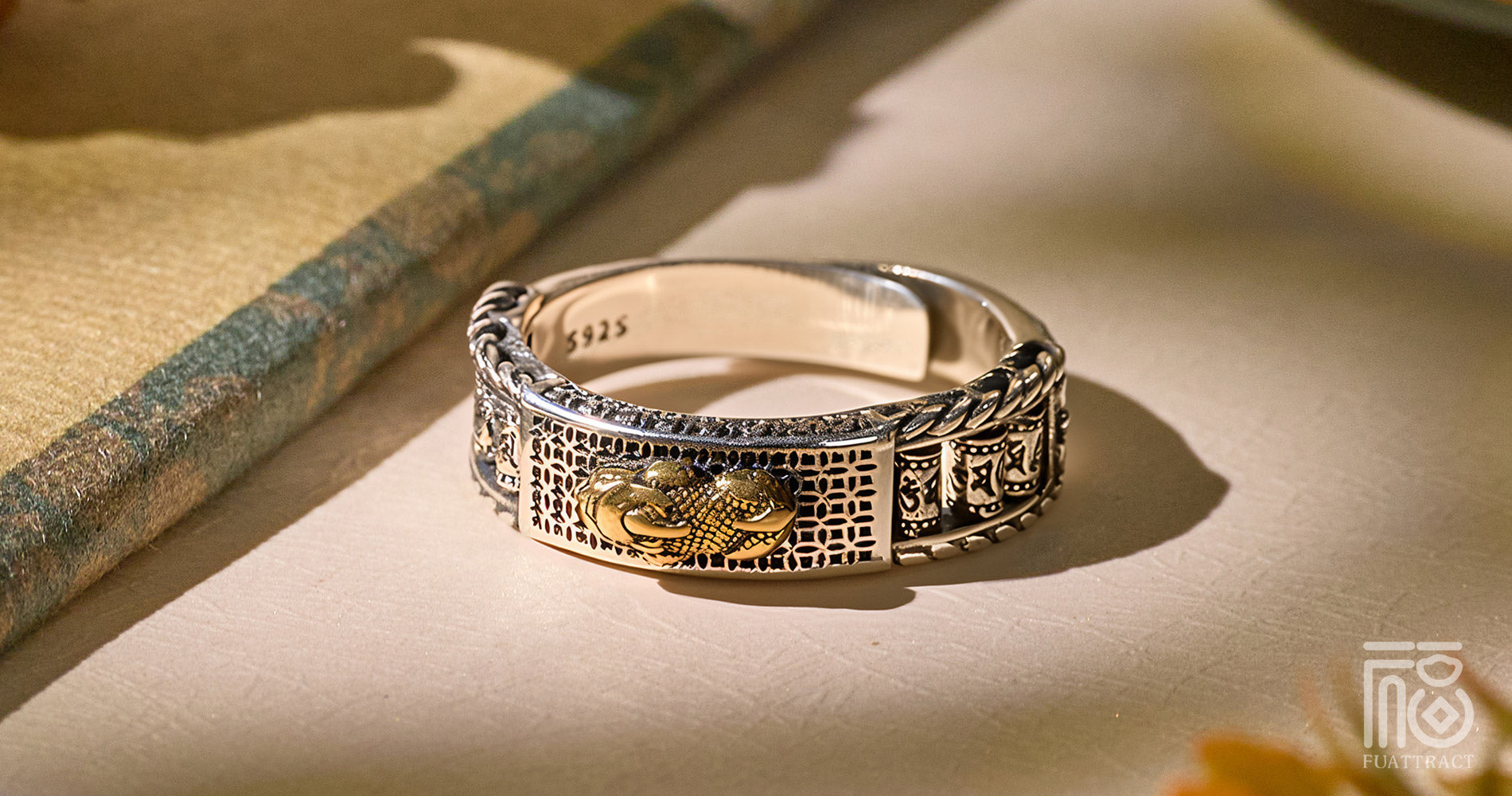 Silver Rings Shielding Negative Energy & Harmony