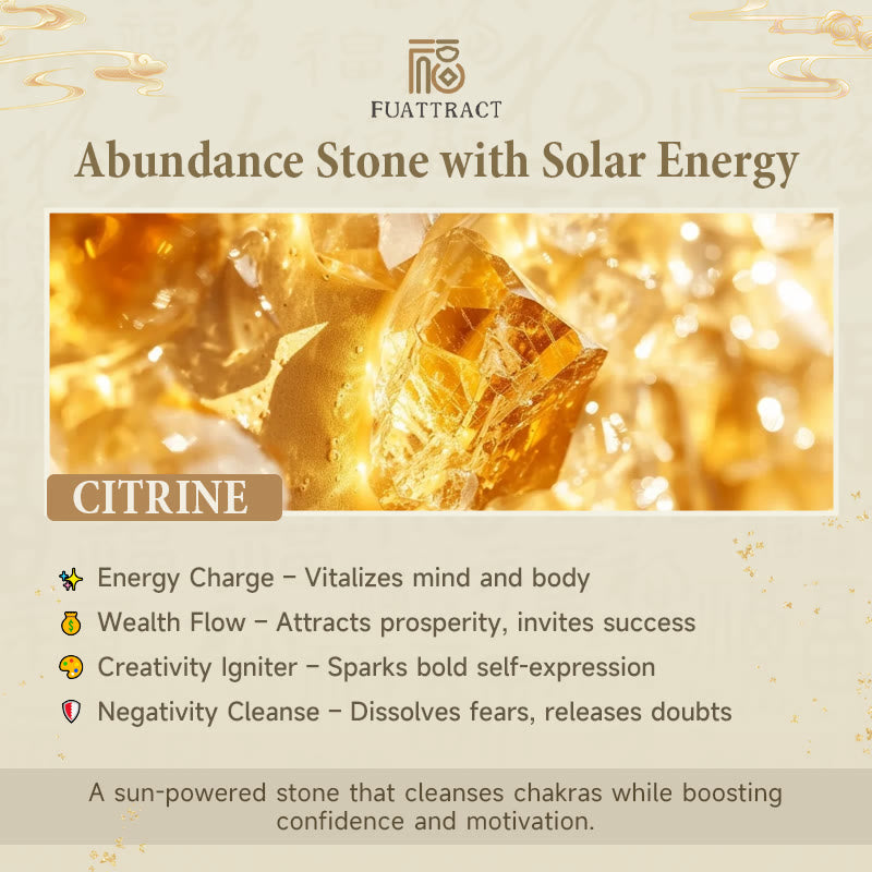 FuAttract Luck Anchor - Citrine & Citrine Pyramid Pixiu Bracelet with Adjustable Pull Cord - image 6