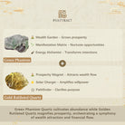 FuAttract Powerhouse of Prosperity - Gold Rutilated Pixiu Green Phantom Energy Bracelet - image 6