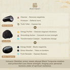 FuAttract Wealth Alchemist - Handcrafted 999 Silver & Black Obsidian Bracelet - image 6