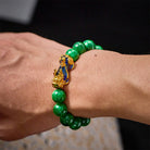 FuAttract Harmony of Fortune Bracelet –  Cyan Jade With FengShui Pixiu - image 1