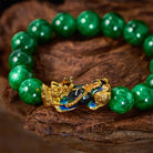 FuAttract Harmony of Fortune Bracelet –  Cyan Jade With FengShui Pixiu - image 12