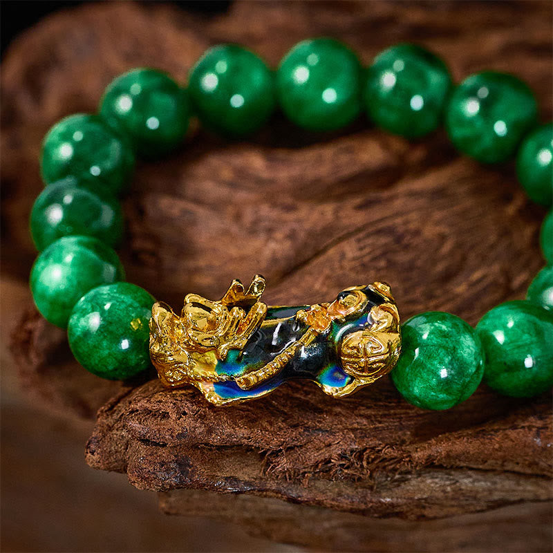 FuAttract Harmony of Fortune Bracelet – Cyan Jade With FengShui Pixiu - image 12