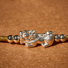 FuAttract Destiny Braider - Silver Pixiu Adjustable Handwoven Red String Bracelet - image 12