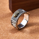 FuAttract Abundance Generator - Adjustable Silver Pixiu Om Mani Mantra Ring - Comfort Fit - image 9