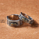 FuAttract Abundance Generator - Adjustable Silver Pixiu Om Mani Mantra Ring - image 8