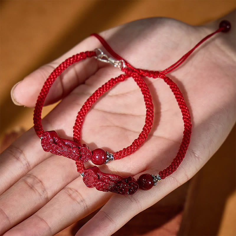 Fuattract Protective Power – Handcrafted Cinnabar Pixiu Braided Bracelet - image 18