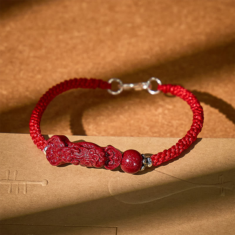 Fuattract Protective Power – Handcrafted Cinnabar Pixiu Braided Bracelet - image 16