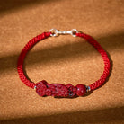 Fuattract Protective Power – Handcrafted Cinnabar Pixiu Braided Bracelet - Buckle Rope - Red - image 15