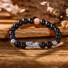 FuAttract Fortune Armament - Silver Pixiu Black Obsidian Power Bracelet - image 2