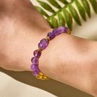 FuAttract Bright Fortune - Natural Citrine Amethyst Pixiu Abundance Bracelet - image 4