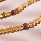 FuAttract Sunfire Trinity – Triple Strand Golden Rutilated Quartz, Amethyst & Garnet Pixiu Bracelet - image 4
