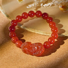 FuAttract Vitality Surge - Natural Red Agate Pixiu Energy Bracelet - 10mm - image 7