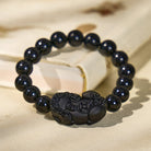 FuAttract Aegis of Shadows - Premium Black Obsidian Pixiu Protection Bracelet - image 9
