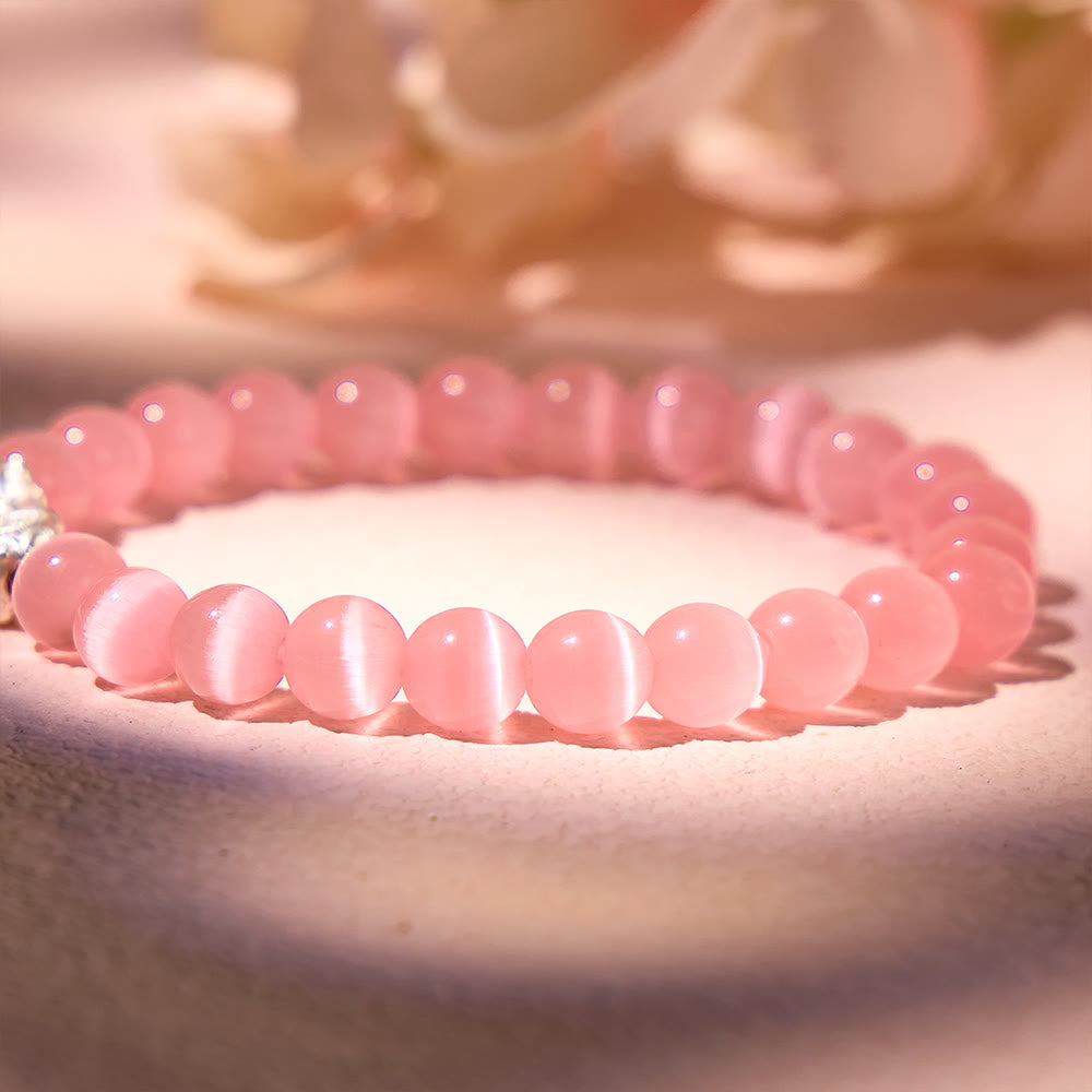 FuAttract Luck, Protection & Elegant Energy - Cat's Eye Silver Pixiu Bracelet - image 15