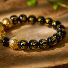 FuAttract Protective Energy & Wealth Attraction Black Onyx Om Mani Padme Hum Pixiu Bracelet - image 4