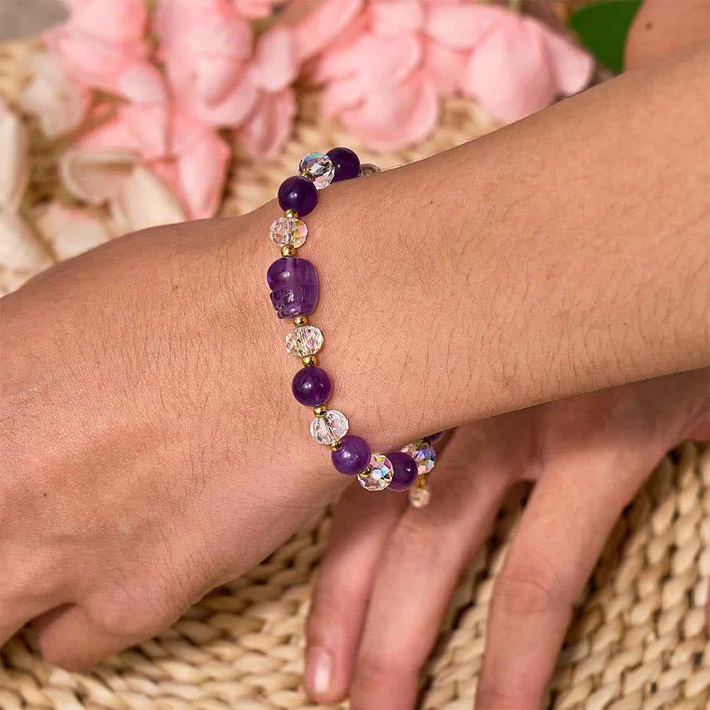 FuAttract Emotional Clarity – Amethyst Pixiu Energy Strand Bracelet - image 5