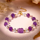FuAttract Emotional Clarity – Amethyst Pixiu Energy Strand Bracelet - Amethyst - image 0