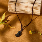 FuAttract Energy Sentinel - Golden Obsidian Pixiu Pendant Necklace - image 3