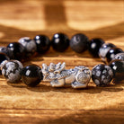 FuAttract Abyss Guardian - Black Obsidian & Sterling Silver Energy Bracelet - image 3