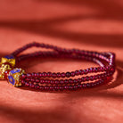 FuAttract Garnet Abundance Strand - Multi-Layer Pixiu Wealth Bracelet - image 6