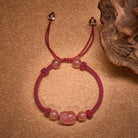 FuAttract Pink Craftsman - Adjustable Handwoven Strawberry Quartz Pixiu String Bracelet - image 10