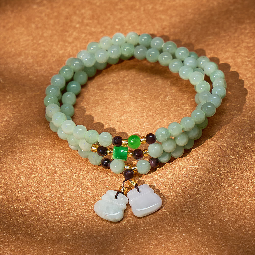 FuAttract Prosperity & Protection Bracelet – Jade + Garnet Pixiu Design - image 24