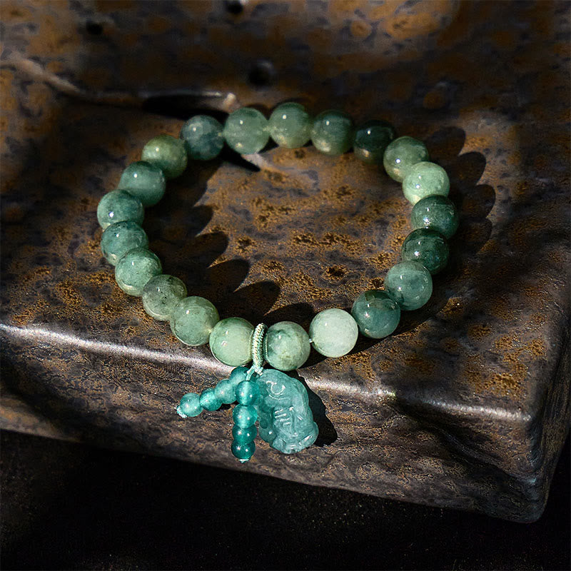 FuAttract Sacred Talisman - Natural Jade Pixiu Bracelet - image 1