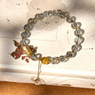 FuAttract Powerhouse of Prosperity - Gold Rutilated Pixiu Green Phantom Energy Bracelet - image 1