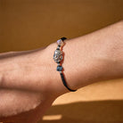 FuAttract Blossom Harmony - Sterling Silver Pixiu Strawberry Quartz Bead Braided Bracelet - image 10