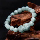 FuAttract Wealth Guardian - Natural Hand-Knotted Jade Pixiu Bracelet - image 1