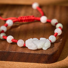 FuAttract Prosperity & Protection – Jadeite Pixiu Red String Bracelet - image 10