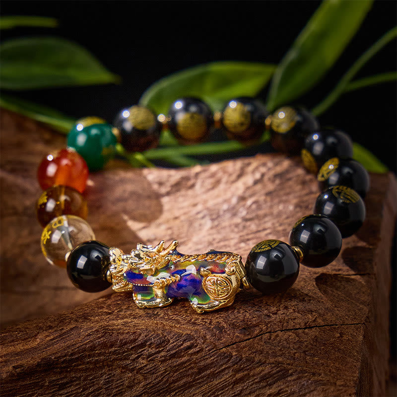 FuAttract Protective Wealth Bracelet – Color-Changing Pixiu & Black Onyx - image 11