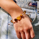 Fortune Guardian - Natural Tiger's Eye Citrine Beaded Pixiu Bracelet - image 5