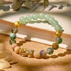 FuAttract Serene Prosperity - Jade & Amazonite Energy Bracelet for Grounded Abundance - 8mm - image 0