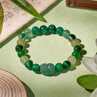 FuAttract Green Fortune - Natural Stone Bracelet for Growth & Prosperity - 8mm - image 0