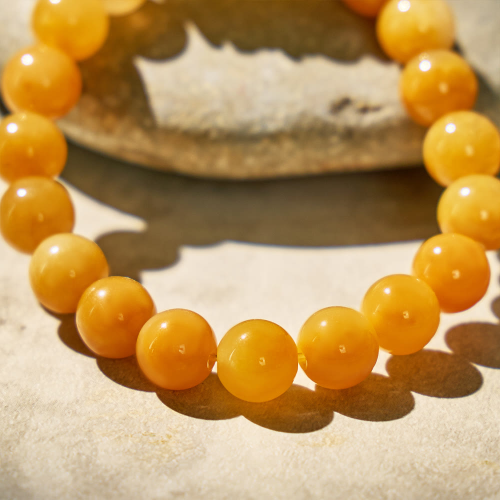 FuAttract Prosperity Flow - Golden Silk Jade Pixiu Bracelet - image 4