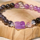 FuAttract Violet Ward - Natural Amethyst Obsidian Protection Bracelet - image 3
