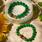 FuAttract Harmony of Fortune Bracelet –  Cyan Jade With FengShui Pixiu - image 4