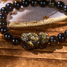 FuAttract Golden Aura Accelerator - Premium Gold Sheen Obsidian Pixiu Bracelet - image 4