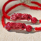 FuAttract Protective Power – Handcrafted Cinnabar Pixiu Braided Bracelet - image 4