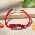 FuAttract Protective Power – Handcrafted Cinnabar Pixiu Braided Bracelet - Buckle Rope - Red - image 18