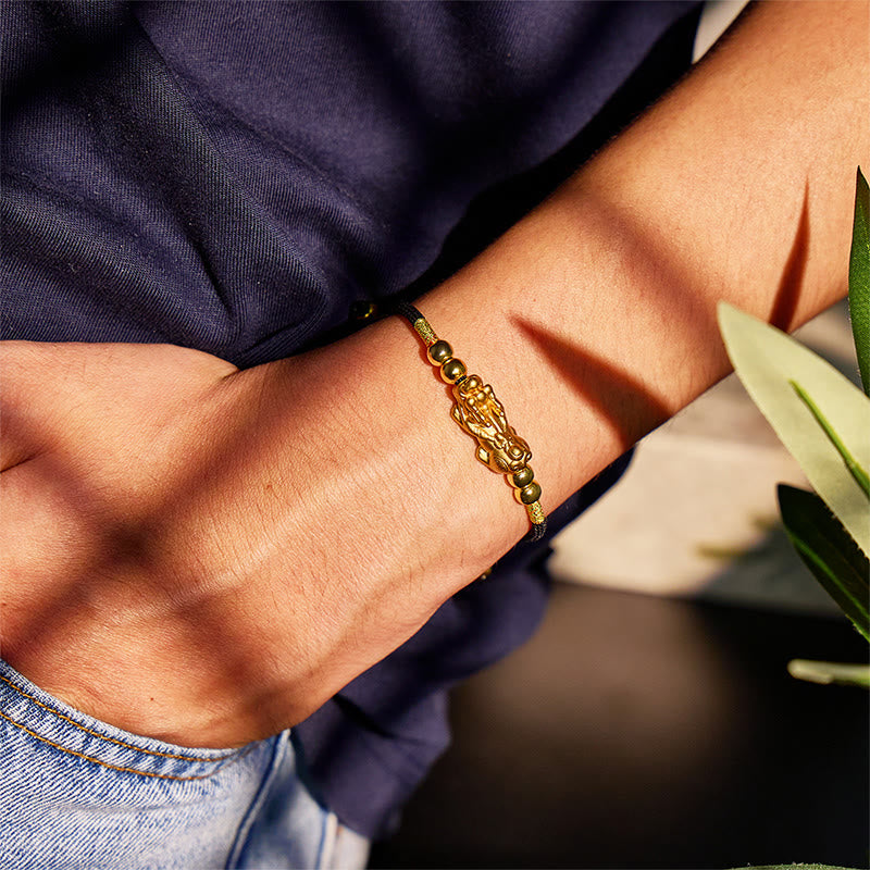 FuAttract Destiny Braider - Silver Pixiu Adjustable Handwoven Red String Bracelet - image 15