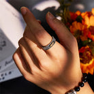 FuAttract Celestial Fortune - Adjustable Silver Pixiu Ring with Sacred Om Mani Mantra - image 3