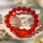 FuAttract Vitality Surge - Natural Red Agate Pixiu Energy Bracelet - 12mm - image 11