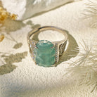 FuAttract Eternal Guardian -  Ice Jade Pixiu Adjustable Sterling Silver Ring - image 10