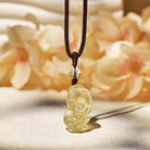 FuAttract Attract Luck & Fortune – Prosperity Citrine Pixiu Necklace - Citrine - image 0