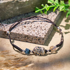 FuAttract Blossom Harmony - Sterling Silver Pixiu Strawberry Quartz Bead Braided Bracelet - image 13