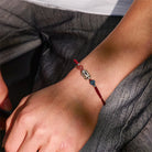 FuAttract Blossom Harmony - Sterling Silver Pixiu Strawberry Quartz Bead Braided Bracelet - image 4