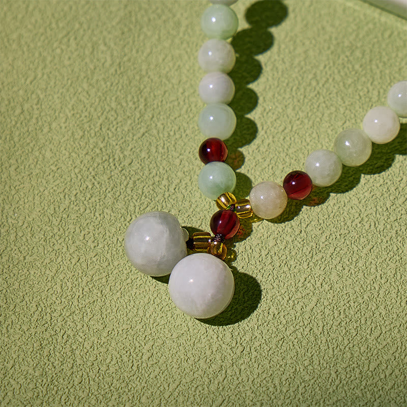 FuAttract Prosperity & Protection Bracelet – Jade + Garnet Pixiu Design - image 17